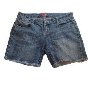 BONGO JUNIOR WOMANS BLUE JEAN DENIM SUMMER CASUAL CUTOFF SHORTS SIZE 7